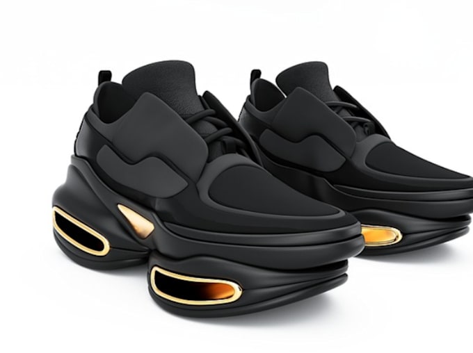 Gig Preview - Do 3d shoe design 3d shoe model 3d rendering 3d footwear sneaker design for you