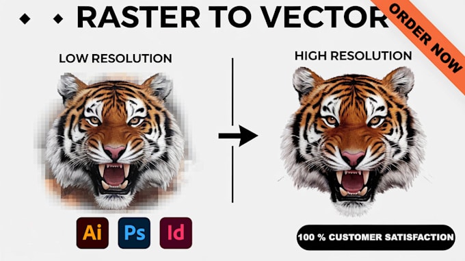 Gig Preview - Jpg to vector, convert logo to vector, vectorize image, png to vector in 2hours