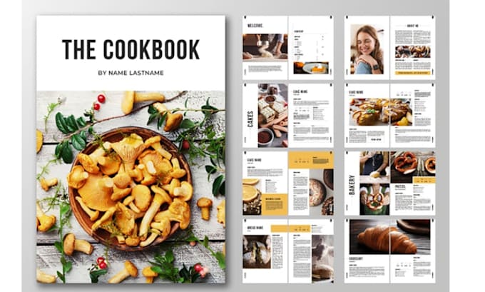 Gig Preview - Write quality cookbook recipe book, cookbook design, cookbook formatting, ebook