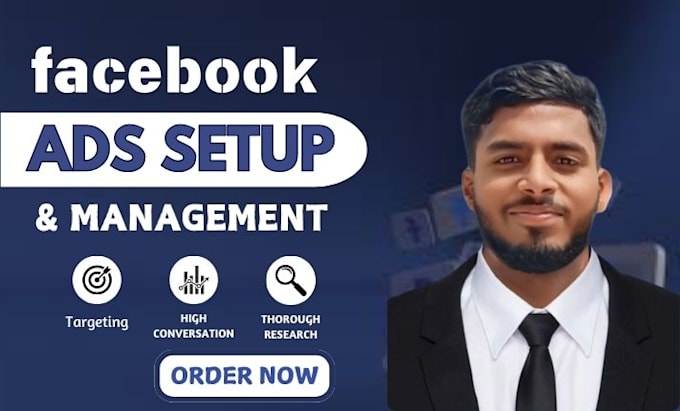 Gig Preview - Setup facebook ads campaign on fb ads manager, meta ads