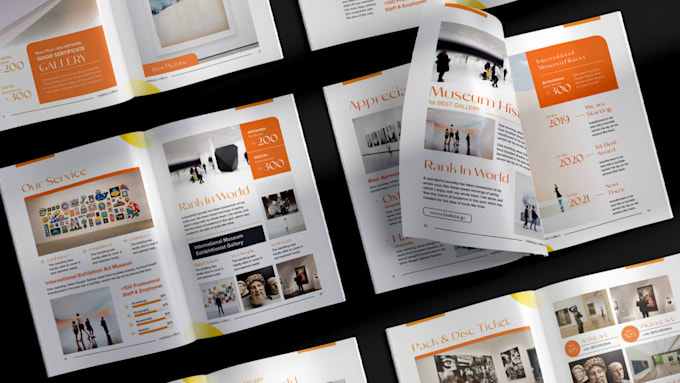 Gig Preview - Create and design booklet design or company profile design