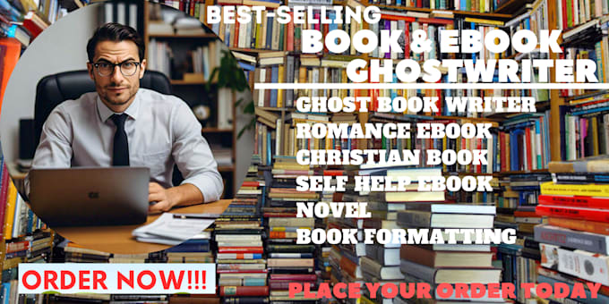 Gig Preview - Ghostwrite 40k words of any topic ebook writing, medical ebook, romance novel