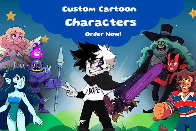 Bestseller - draw unique cartoon character designs