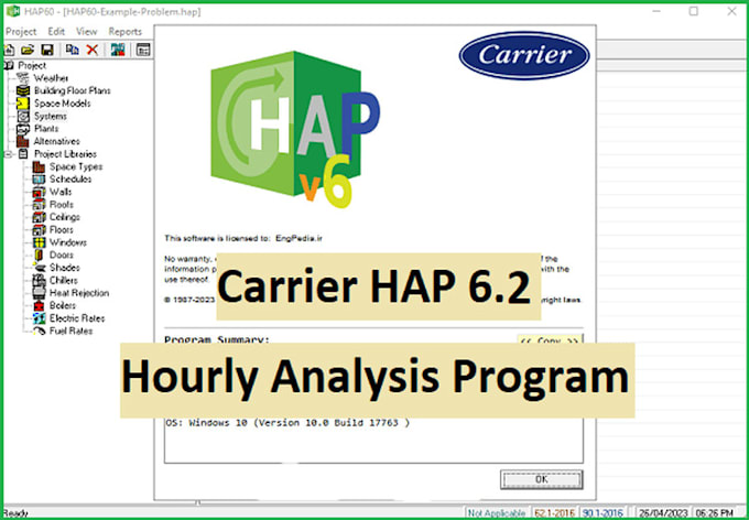 Gig Preview - Perform accurate hvac load calculations using hap software