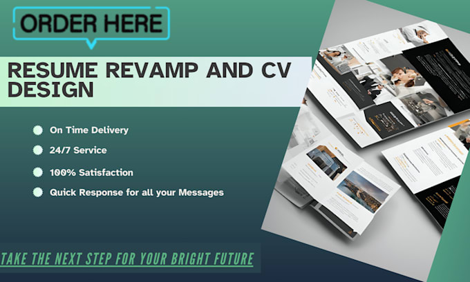 Gig Preview - Fully revamp and design your resume or cv