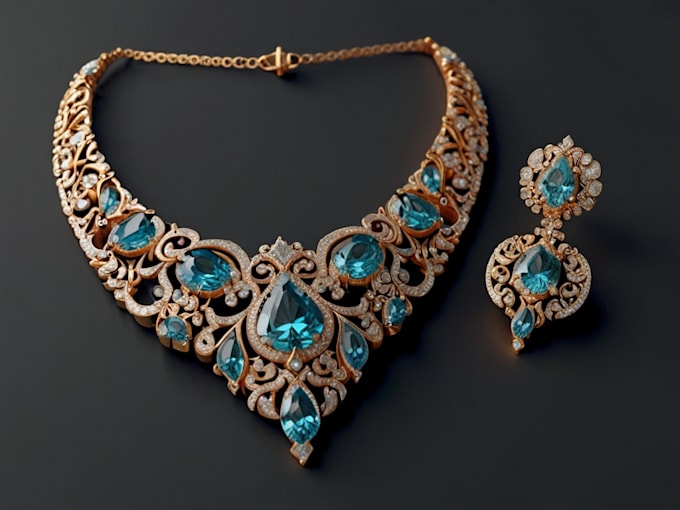 Bestseller - design jewelry rendering, necklace, earring, ring, bangles, pendants, rhinoceros