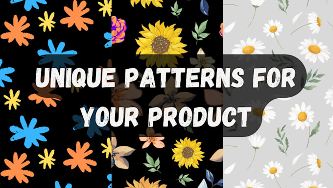 Gig Preview - Make seamless pattern design for your product