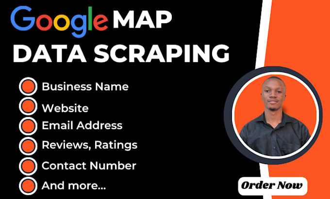 Gig Preview - Scrape google map data for lead generation, b2b data extraction, lead generation