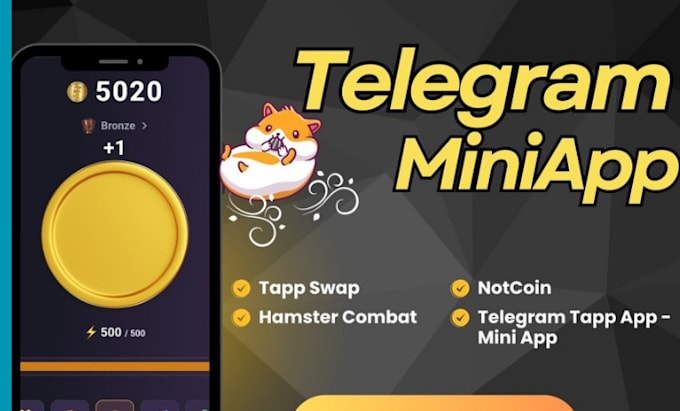 Gig Preview - Hit 10k daily users to telegram mini referral link, app game to 10x token sales