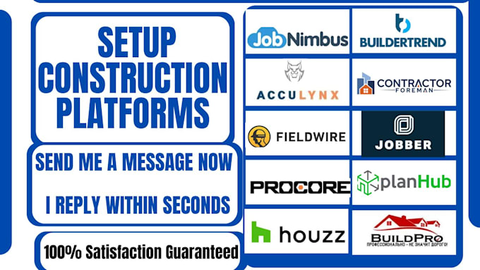 Gig Preview - Setup jobnimbus procore acculynx buildertrend planhub jobber houzz buildpro CRM