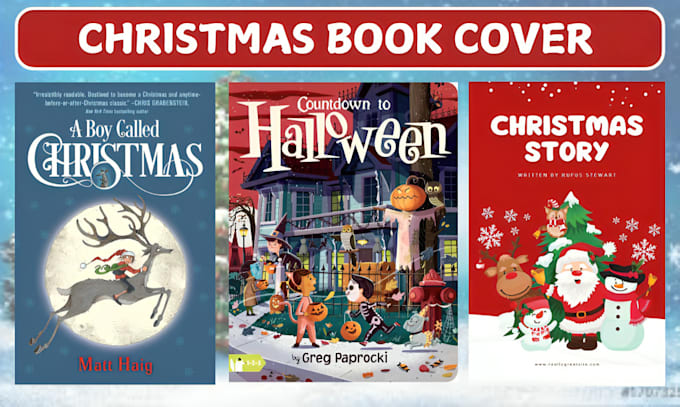 Gig Preview - Do halloween ebook cover, christmas ebook design, amazon ebook cover