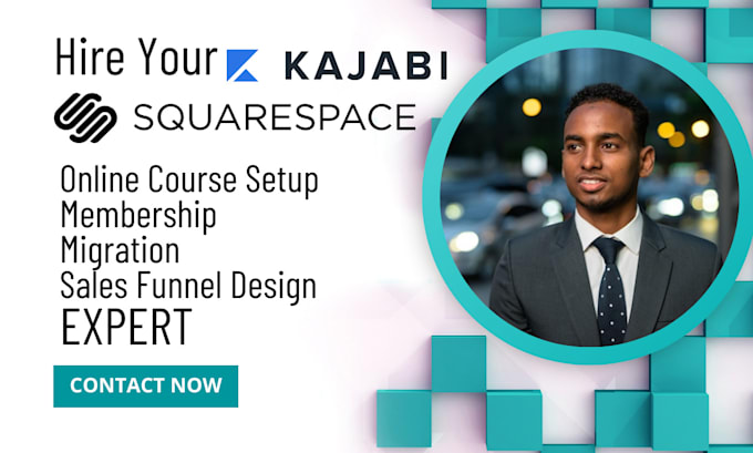 Gig Preview - Fix migrate squarespace 7 0 to 7 1 squarespace  online course to kajabi website