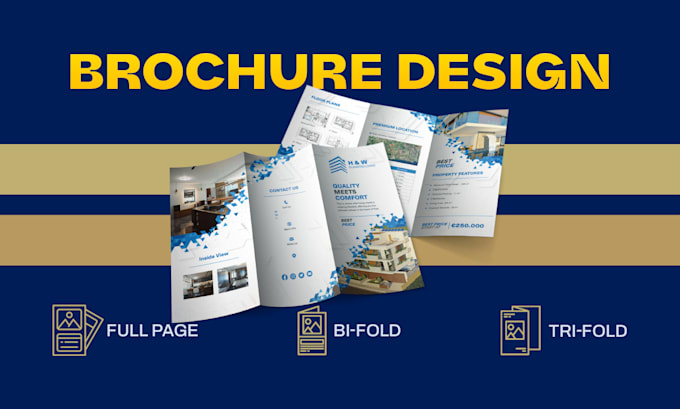 Gig Preview - Design a stunning brochure for your brand