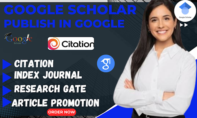 Gig Preview - Write and publish article research,in a google scholar