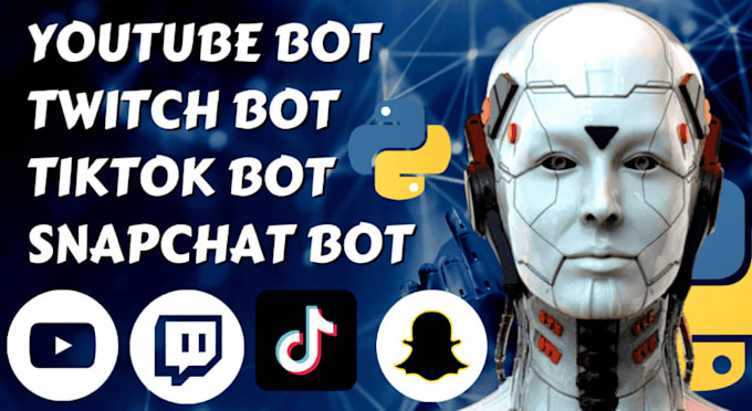 Gig Preview - Build auto posting bot, youtube bot, telegram bot twitter, tiktok, discord bot