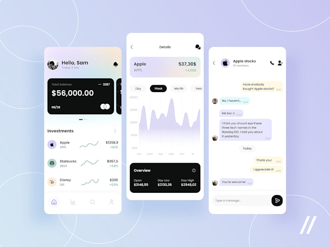 Gig Preview - Micro investing app, robo advisor app, crypto investment app like acorns