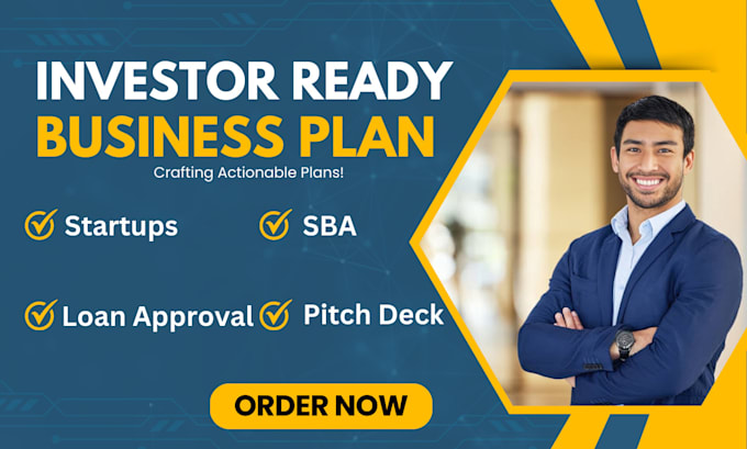 Gig Preview - Write investor ready business plan franchise startups financial business plan