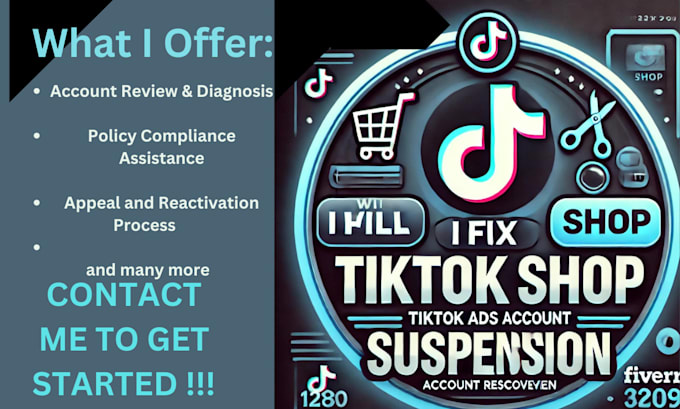 Gig Preview - Fix and reactivate suspended tiktok ads and account