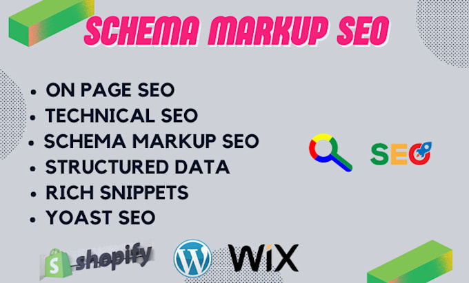 Gig Preview - Do schema markup, rich snippets, on page SEO on your website