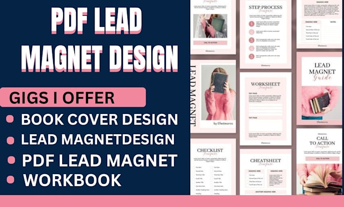 Bestseller - design PDF lead magnet ebook workbook worksheet checklist