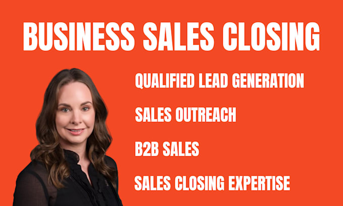 Gig Preview - Sales closer sales representative linkedin message b2b sales leads generation