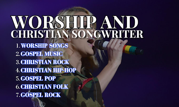 Gig Preview - Worship songwriter gospel music christian rock christian hip hop gospel pop folk