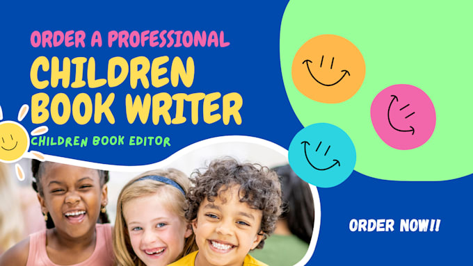 Gig Preview - Ghostwrite children book writer children book editor children book ghost writer