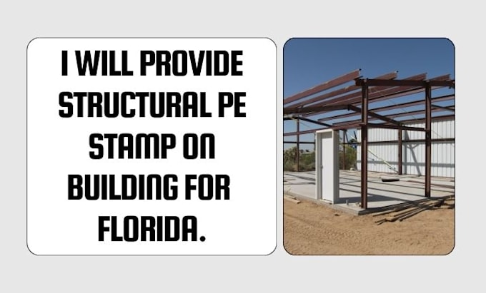 Gig Preview - Provide structural pe stamp on building for florida