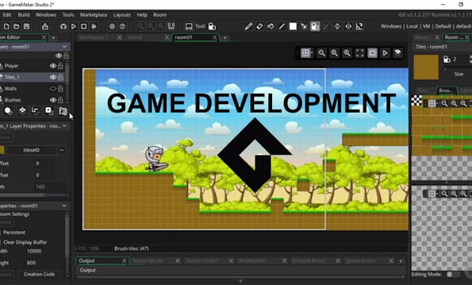 Gig Preview - Create 2d arcade game casual  platformer game using gamemaker studio 2