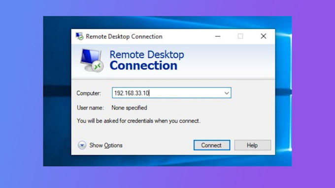 Gig Preview - Setup remote desktop connection rdp on windows os