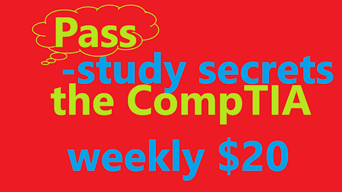 Gig Preview - Teach comptia security plus study secret so you pass