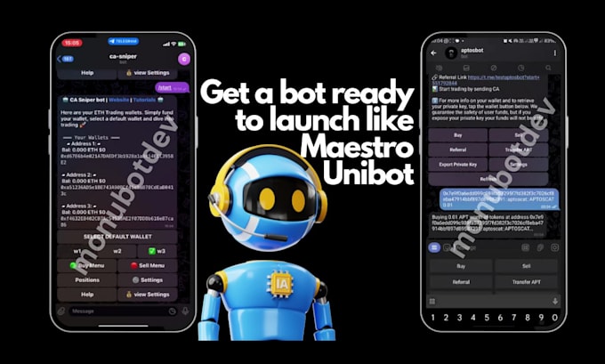 Gig Preview - Develop solana telegram bot unibot holder bot, pump fun trading bot gas pump