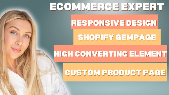 Gig Preview - Design high converting shopify product pages with pagefly gempage to boost sales