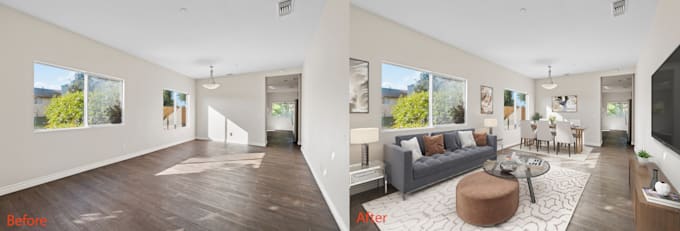 Gig Preview - Fill your empty listing with virtual staging