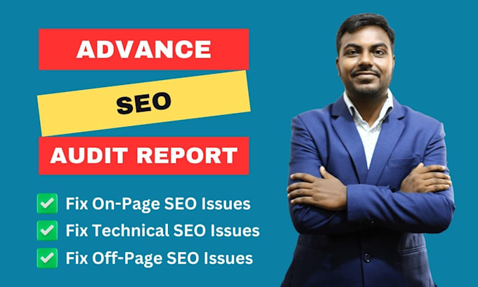 Gig Preview - Do website SEO audit report with action plan and fix on page technical issues