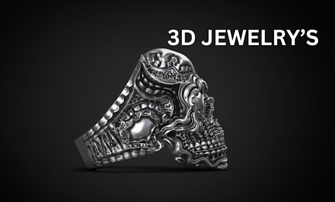 Bestseller - do 3d jewelry modeling, rings, earrings, necklaces, bracelets for 3d printing