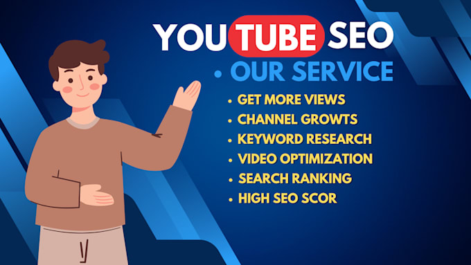 Gig Preview - Boost your channel with expert youtube SEO services