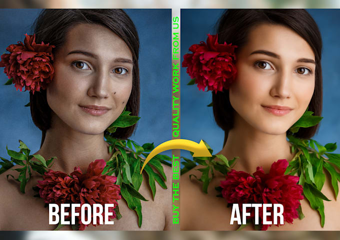 Gig Preview - Any professional photoshop skin retouching, photo editing and fix blurry photos