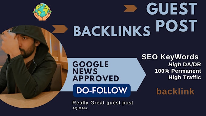 Gig Preview - Do SEO dofollow backlinks guest posting service on high site