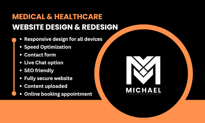 Bestseller - design or redesign medical, healthcare, dental, hospital, clinic website