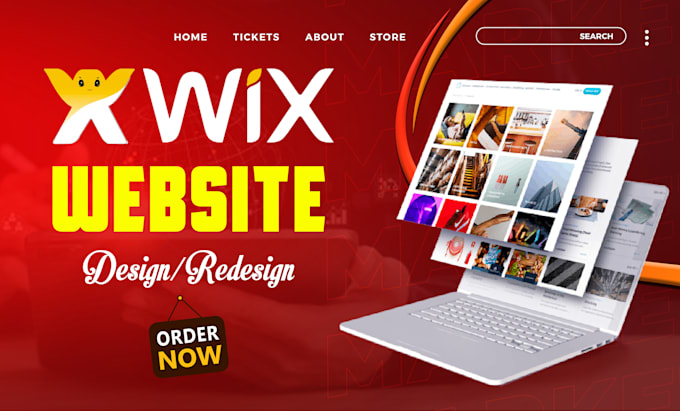 Gig Preview - Build wix website, wix website design, and redesign wix website