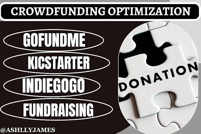 Gig Preview - Do crowdfunding campaign optimization gofundme, kickstarter, indiegogo charity