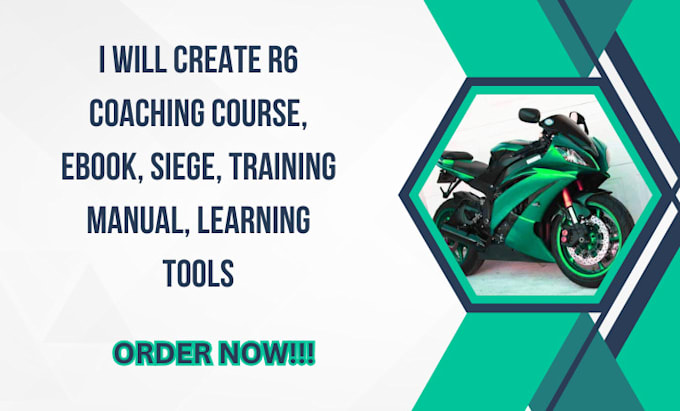 Gig Preview - Create r6 coaching course, ebook, siege, training manual, learning tools