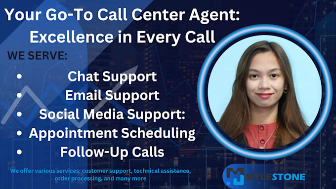 Gig Preview - Be your call center agent expert for your business