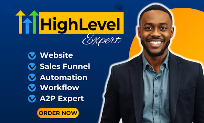 Gig Preview - Gohighlevel landing page gohighlevel website gohighlevel crm ghl sales funnel