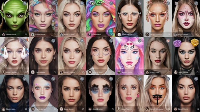 Bestseller - create premium tiktok filter, tok face filter, tiktok ar filter in effect house