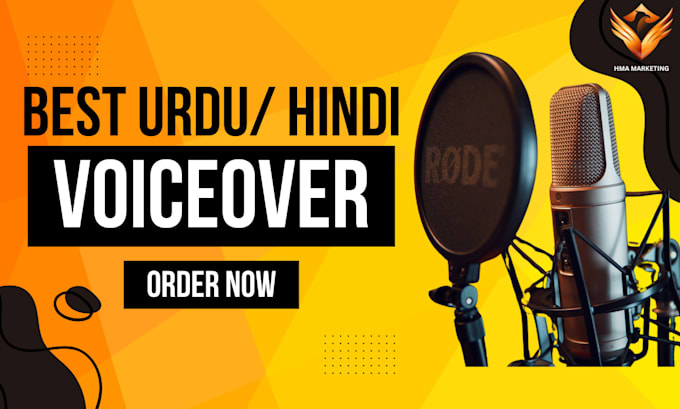 Gig Preview - Record urdu hindi voiceovers for social media video ads