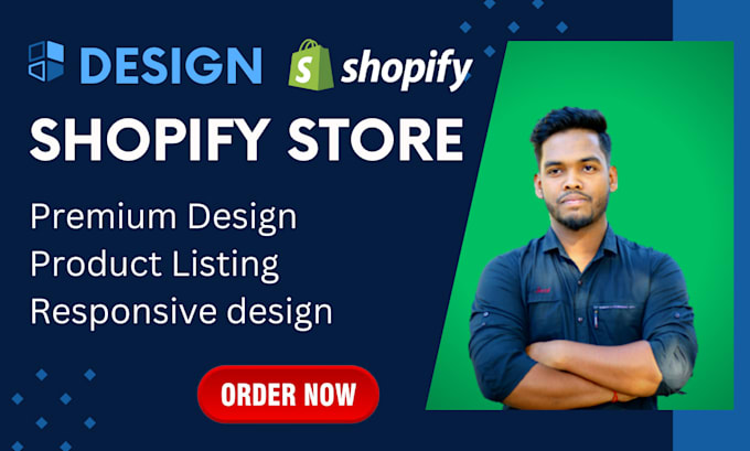 Gig Preview - Design, redesign shopify store, shopify dropshipping store, shopify website