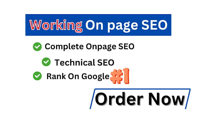 Gig Preview - Do working onpage seo with technical optimization for your website ranking