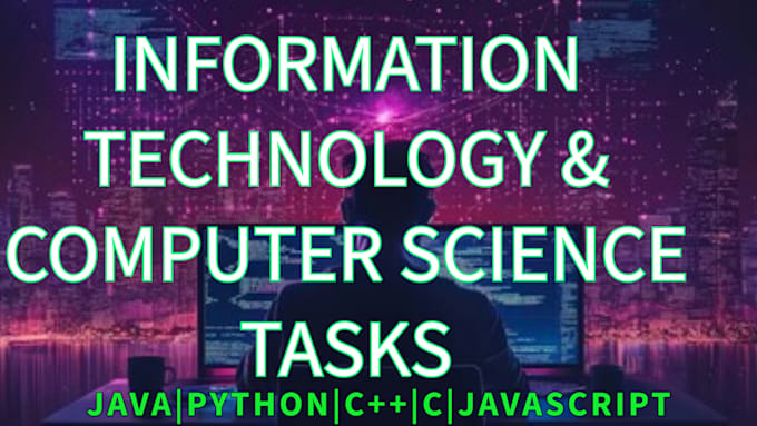 Gig Preview - Tutor urgent information technology, computer science